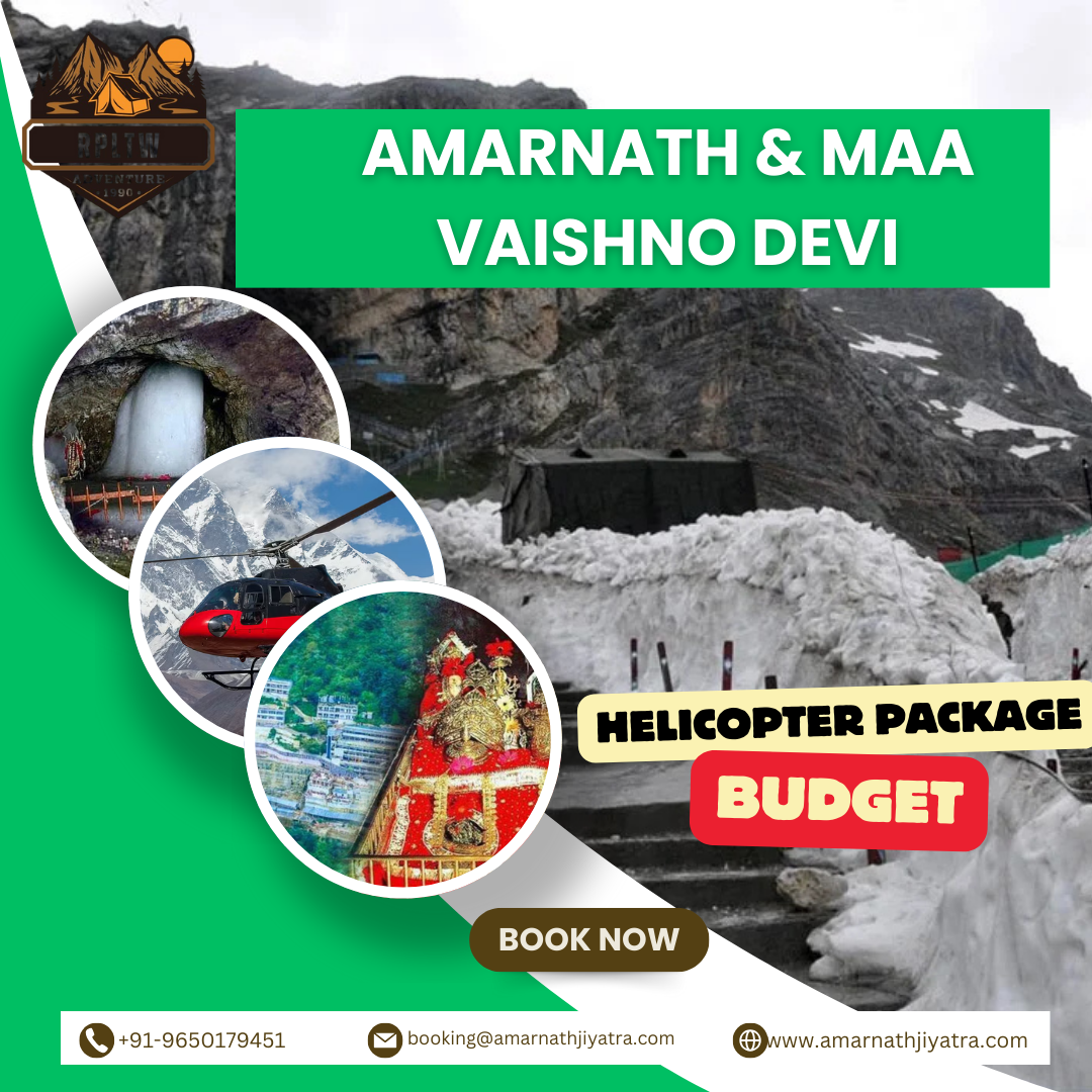 budget Amarnath with mvd heli